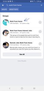 "CWI - Facebook Results - Work From Home"
